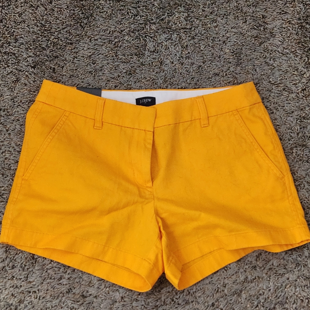 J. Crew Women's Vibrant Orange Shorts
